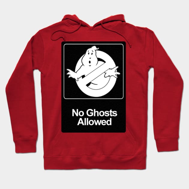 No Ghosts Allowed Hoodie by CampCreations